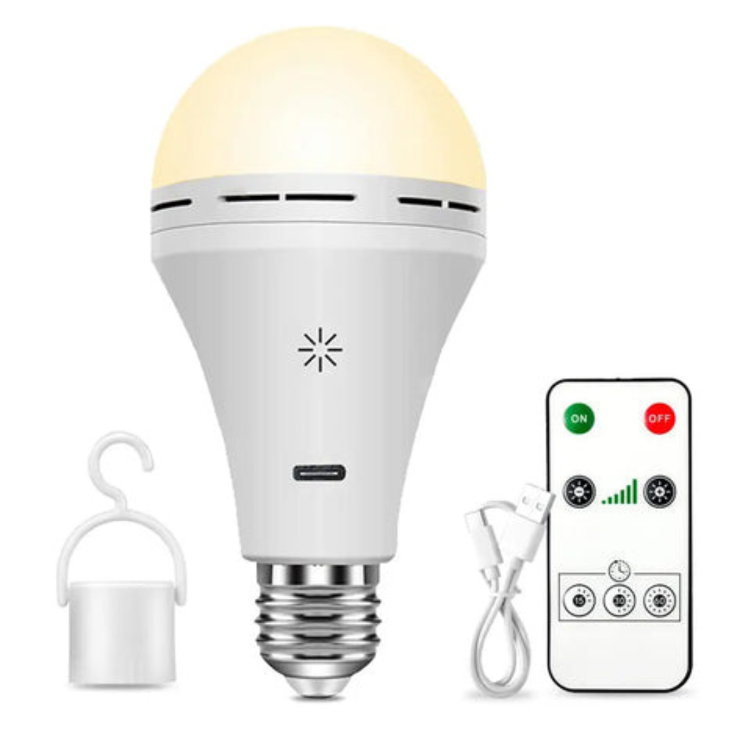 Ampoule LED Rechargeable avec Télécommande – Praticité et Économie d'Énergie