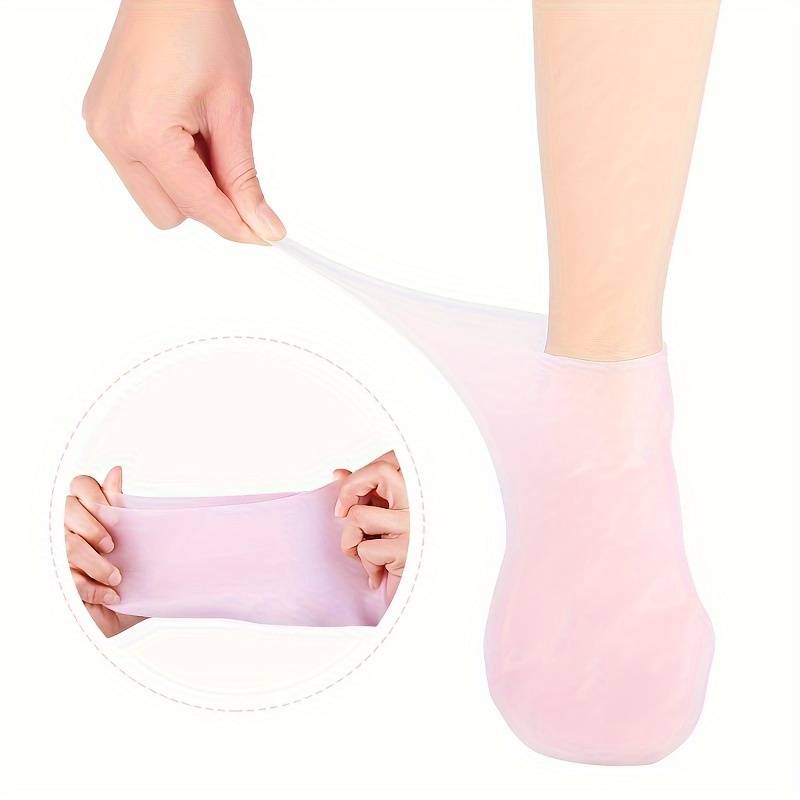 Chaussettes de Spa en Silicone - Soin Intensif des Pieds gercés et fatigués