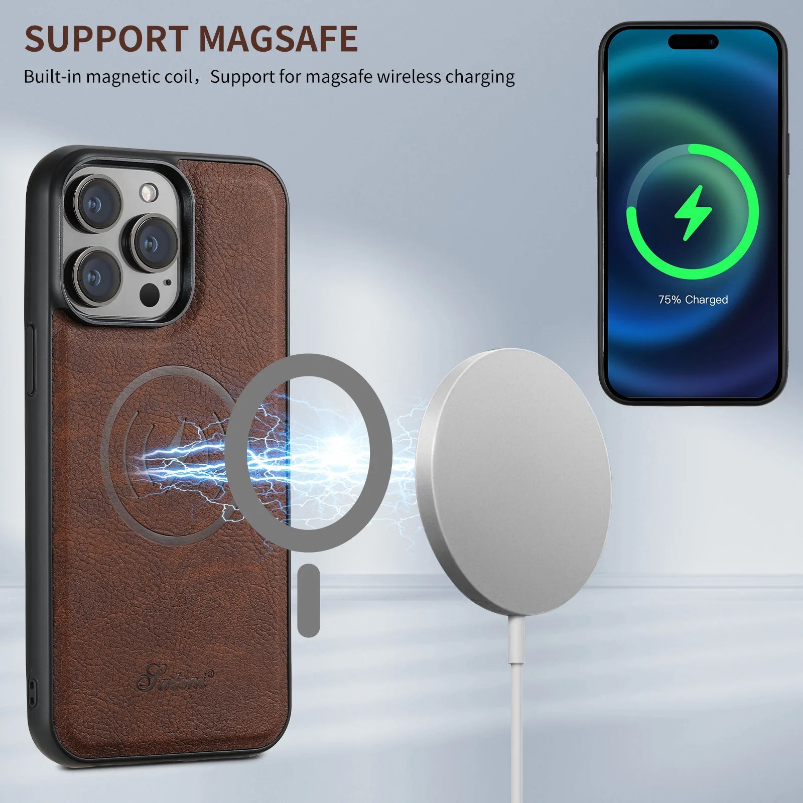 ÉléganceCase™ - Emportez toutes vos affaires importantes dans votre étui pour téléphone !