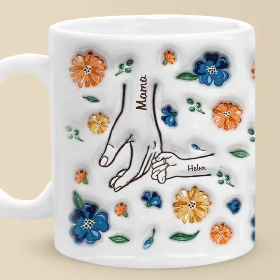 Mug personnalisé effet 3D gonflé famille