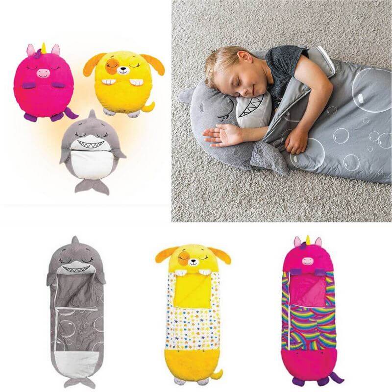 NapSack™ – Sac de couchage en peluche et oreiller pour enfants