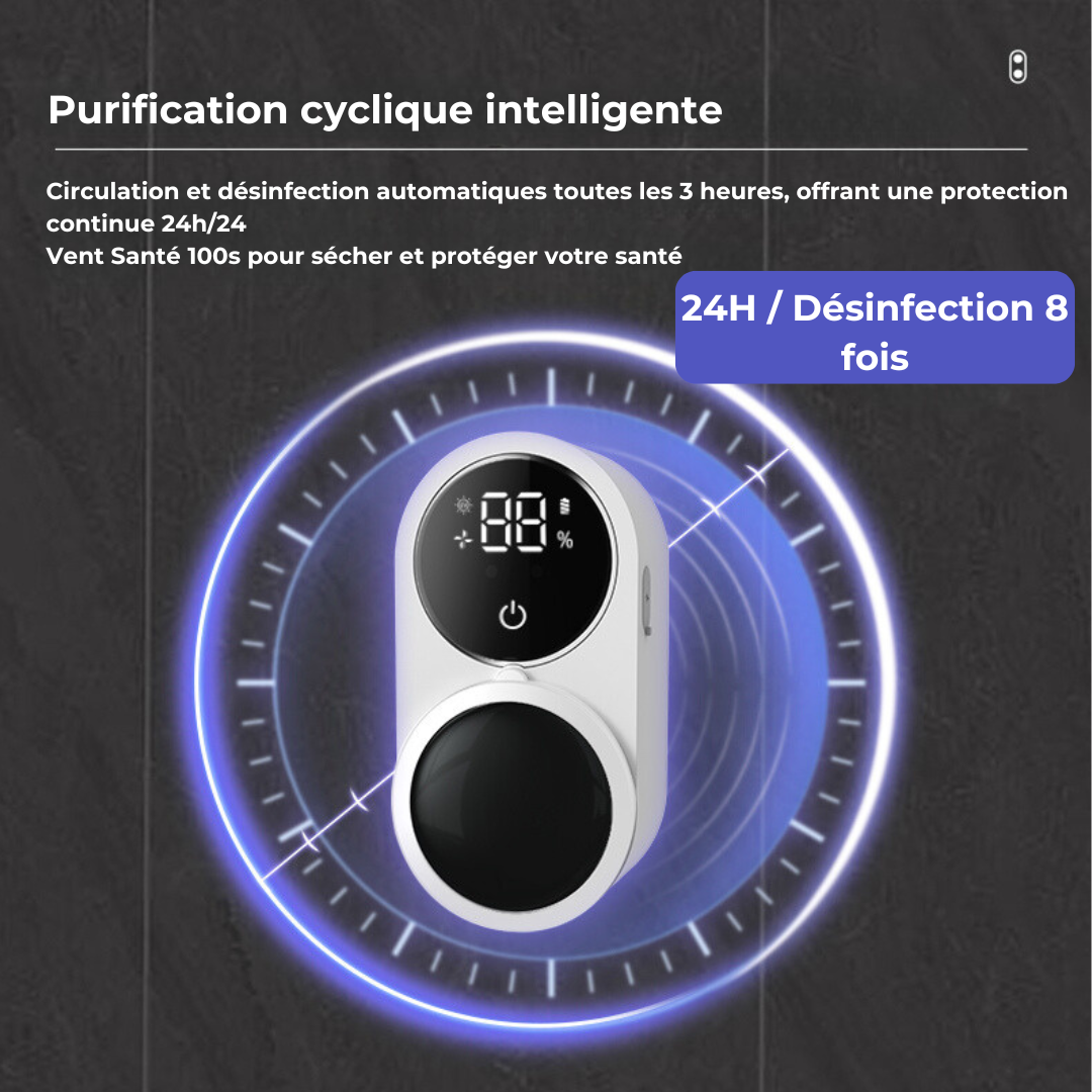 Désinfecteur de Brosse à Dents UV - Stérilisation Efficace Sans Contact