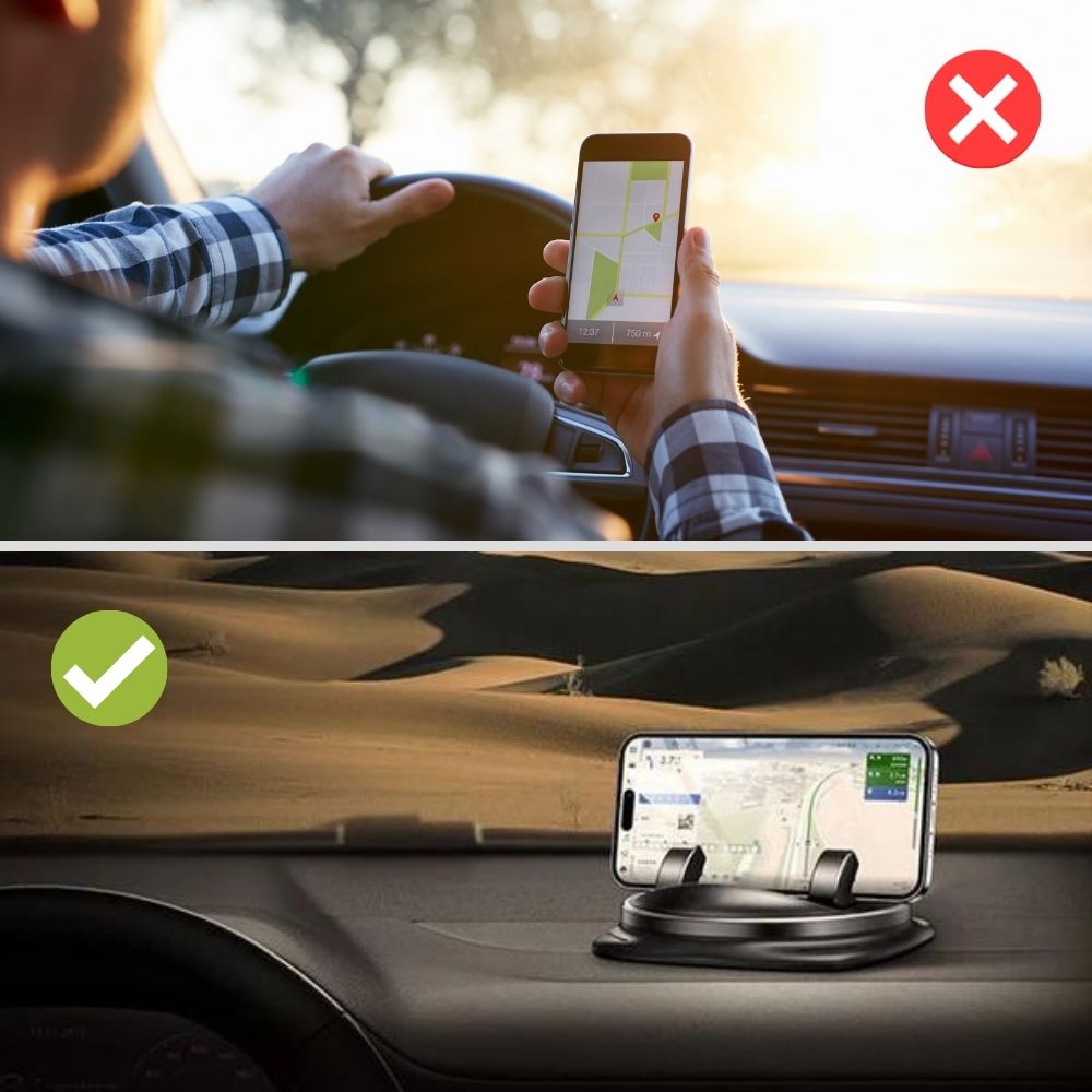 StayPut™ - Conduisez plus prudemment sur la route en gardant toujours votre téléphone à portée de vue !