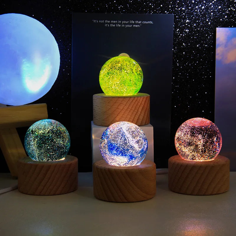 Lampe Boule 7 Chakras Led