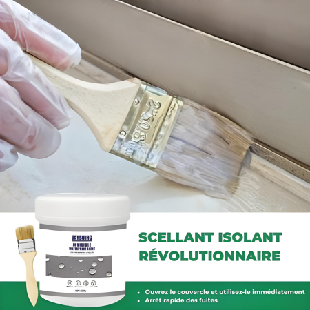 Revêtement Étanche et Isolant - Gardez Tout Au Sec (+ Brosse Offerte)