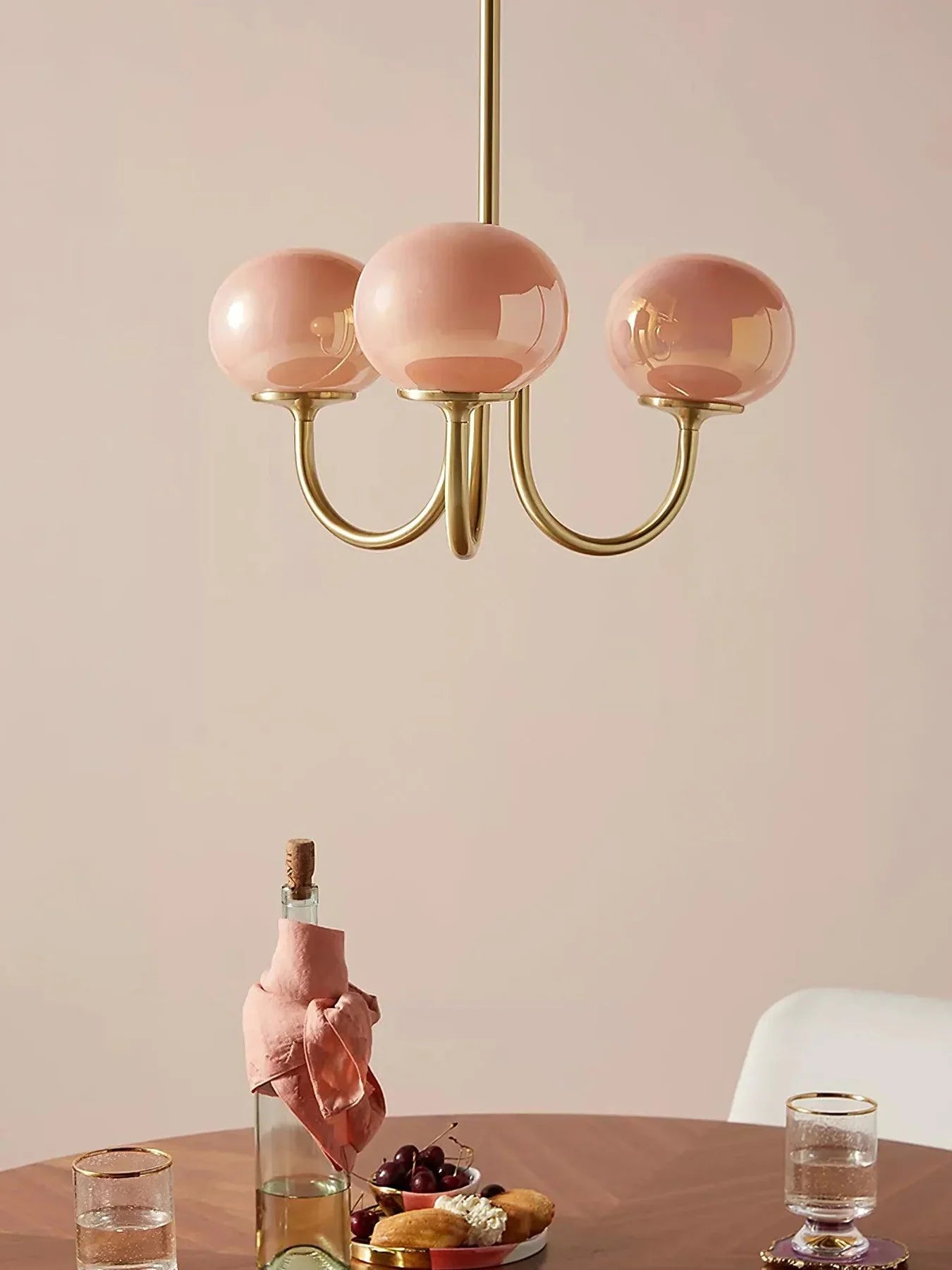 Lustre Macaron Design – L'Élégance Florale Suspendue