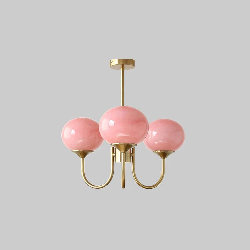 Lustre Macaron Design – L'Élégance Florale Suspendue