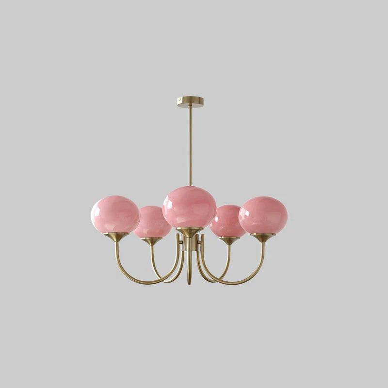 Lustre Macaron Design – L'Élégance Florale Suspendue