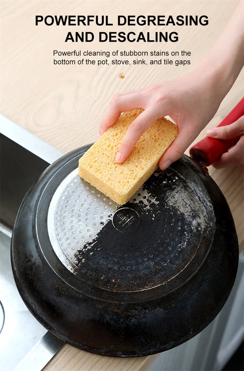 Kitchen wood pulp Melamine magic sponge Eraser For washing dishes Cooktop removes rust tableware Pan for home cleaning tools