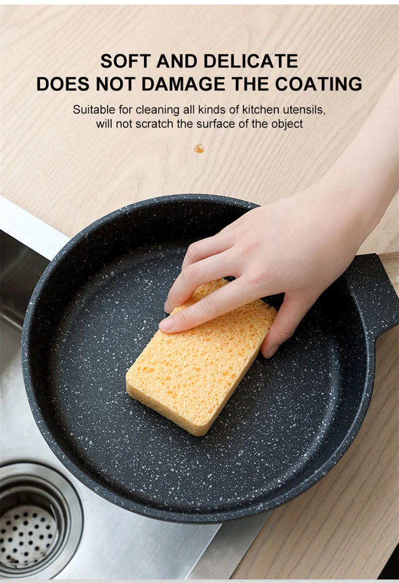 Kitchen wood pulp Melamine magic sponge Eraser For washing dishes Cooktop removes rust tableware Pan for home cleaning tools