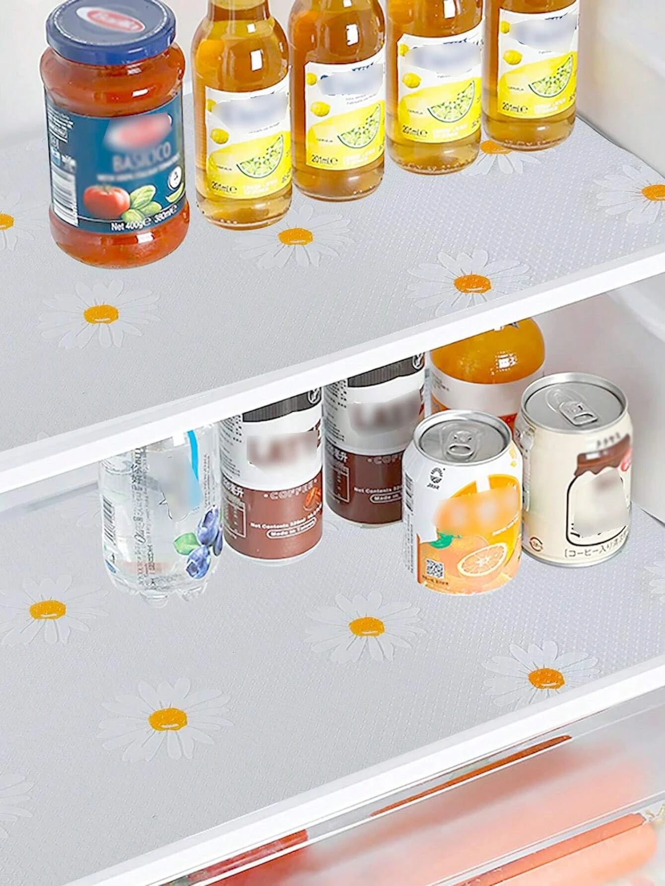 1 Roll  Shelf Liner For Kitchen Cabinets EVA Waterproof Fridge Pad Cupboard Mat Easy Placemats Non-Adhesive Drawer Liner