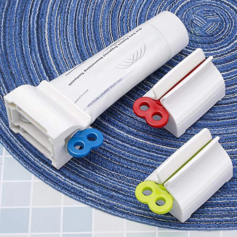 Toothpaste Squeezer Tooth Paste Holder Oral Care Bathroom Tools Tube Cosmetics Press Facial Cleanser Rolling Squeezing Dispenser