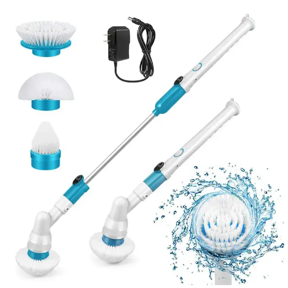 Brosse de Nettoyage Électrique Télescopique - TurboClean