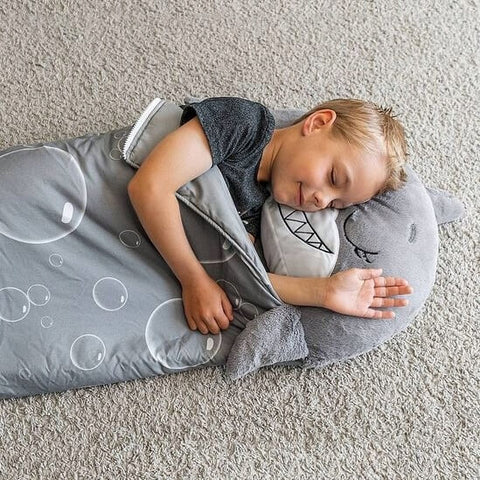 NapSack™ – Sac de couchage en peluche et oreiller pour enfants