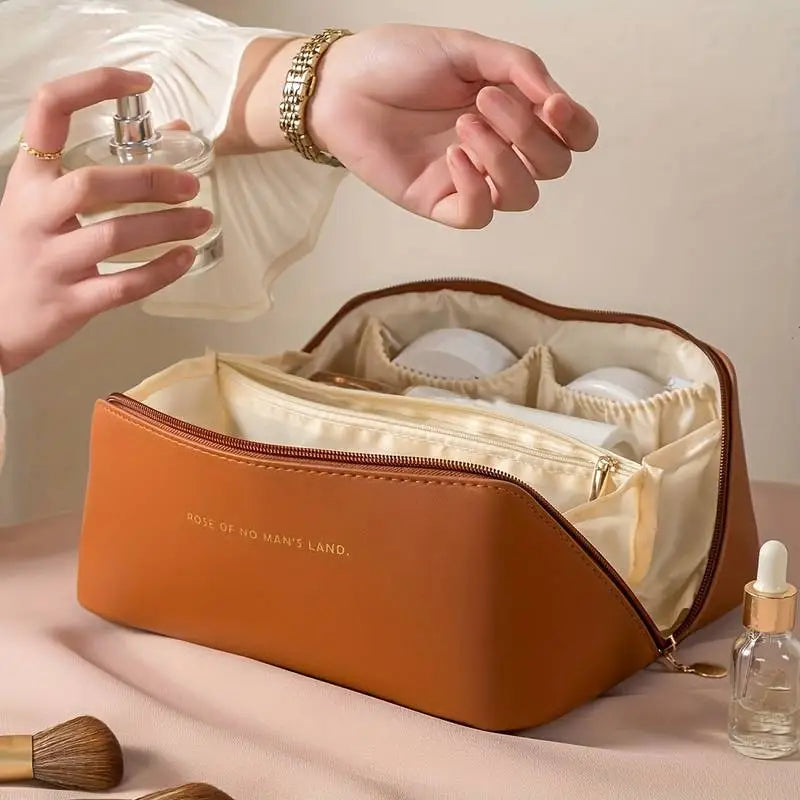 GlamourBox - Trousse de Toilette Élégante à Grande Capacité