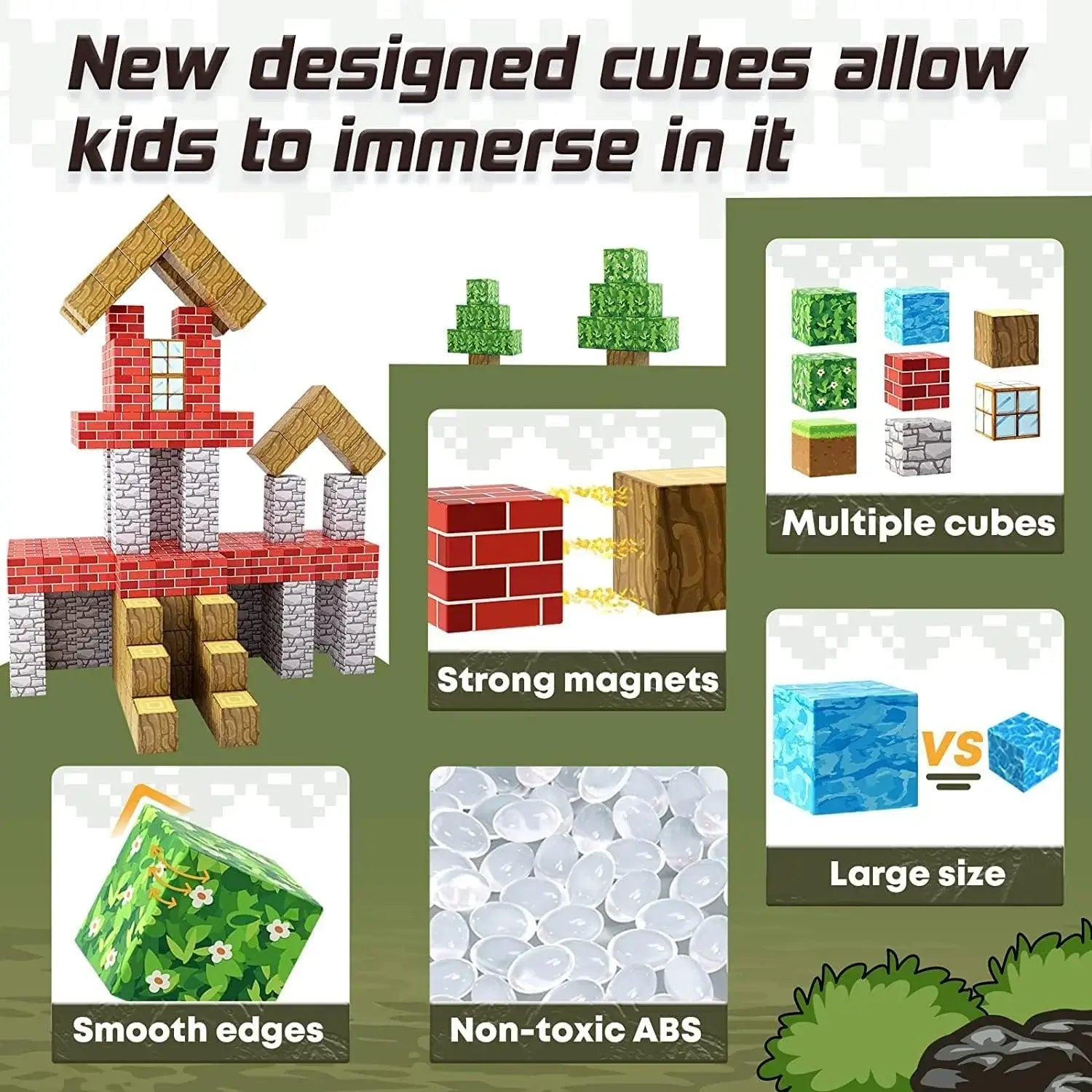 Blocs d'apprentissage magnétiques