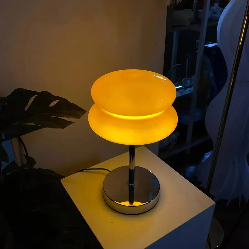 Lampe de Chevet Minimaliste en Verre : Charme Rétro & Élégance Intemporelle