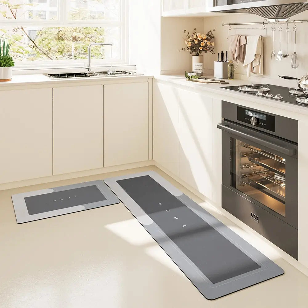 Tapis de Cuisine Confortable, Imperméable & Antidérapant en Polymères absorbants